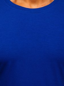 Men's Plain Long Sleeve Top Cobalt Bolf 2088L