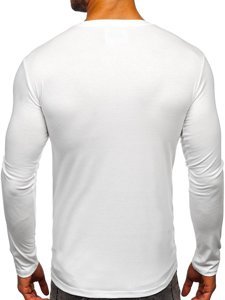 Men's Plain Longsleeve White Bolf 2088L