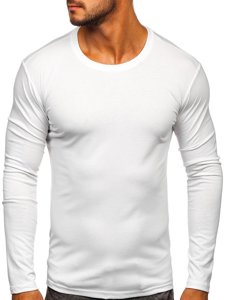 Men's Plain Longsleeve White Bolf 2088L