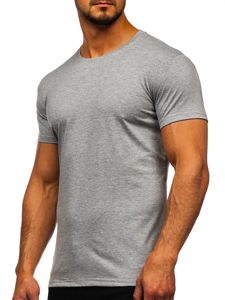 Men's Plain T-shirt Dark Grey Bolf 2005