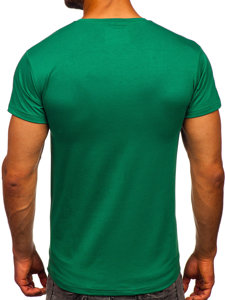 Men's Plain T-shirt Green Bolf 2005-101