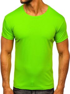 Men's Plain T-shirt Light Green Bolf 2005