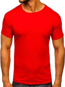 Men's Plain T-shirt Light Red Bolf 2005