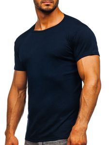 Men's Plain T-shirt Navy Blue Bolf NB003