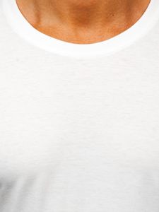 Men's Plain T-shirt White Bolf 2005