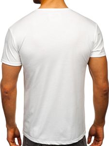 Men's Plain T-shirt White Bolf 2006