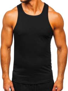 Men's Plain Tank Top Black Bolf 99003