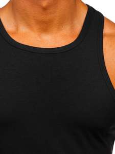 Men's Plain Tank Top Black Bolf 99003