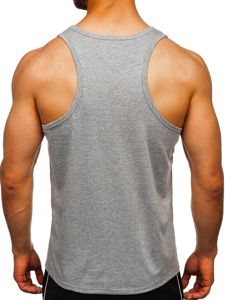 Men's Plain Tank Top Grey Bolf 99002