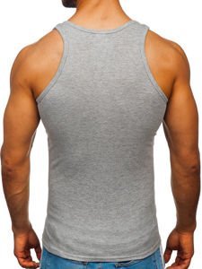 Men's Plain Tank Top Grey Bolf NB002