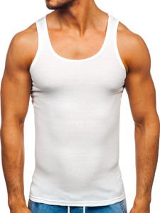 Men's Plain Tank Top White Bolf NB002