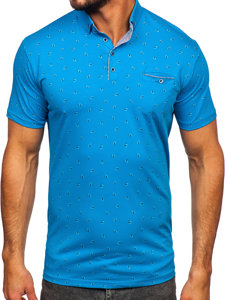 Men's Polo Shirt Turquoise Bolf 192657