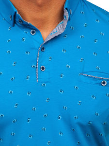 Men's Polo Shirt Turquoise Bolf 192657