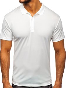 Men's Polo Shirt biała Bolf HS2005