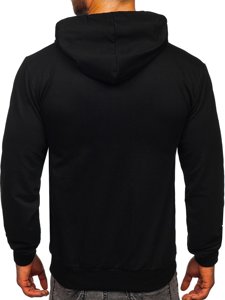 Men's Printed Hoodie Black Bolf 6138