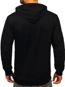 Men's Printed Hoodie Black Bolf 6139