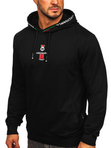 Men's Printed Hoodie Black Bolf 6427