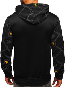 Men's Printed Hoodie Black Bolf HM630