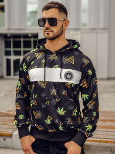 Men's Printed Hoodie Black Bolf HM631A