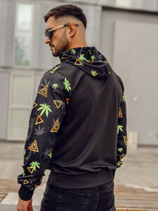 Men's Printed Hoodie Black Bolf HM631A