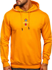 Men's Printed Hoodie Camel Bolf 6427