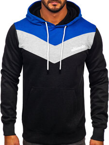 Men's Printed Hoodie Graphite Bolf W3878