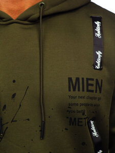 Men's Printed Hoodie Green Bolf LJ0586A