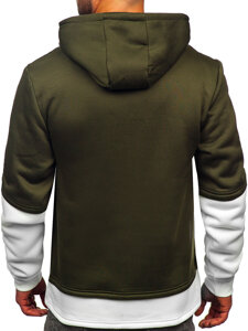 Men's Printed Hoodie Green Bolf LJ0586A