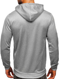 Men's Printed Hoodie Grey Bolf HY971