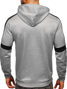 Men's Printed Hoodie Grey Bolf HY973