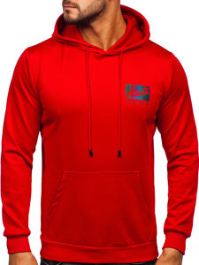 Men's Printed Hoodie Red Bolf HY971