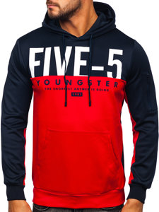 Men's Printed Hoodie Red Bolf HY972