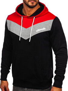 Men's Printed Hoodie Red Bolf W3878