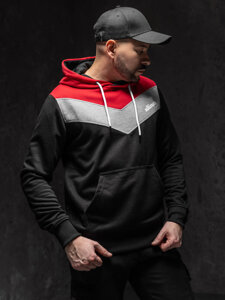 Men's Printed Hoodie Red Bolf W3878A1