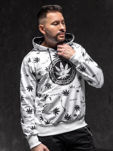 Men's Printed Hoodie White Bolf HM628A1