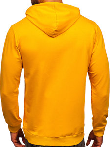 Men's Printed Hoodie Yellow Bolf 8754