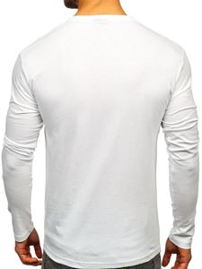 Men's Printed Long Sleeve Top White Bolf 1214