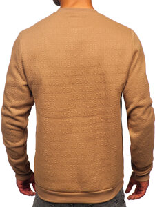 Men's Printed Sweatshirt Beige Bolf LJ0599