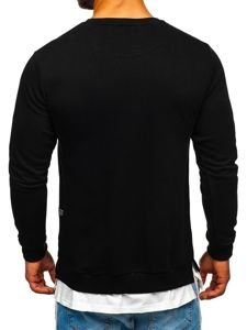 Men's Printed Sweatshirt Black Bolf 11114