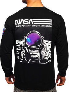 Men's Printed Sweatshirt Black Bolf 6476