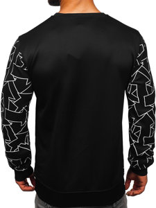 Men's Printed Sweatshirt Black Bolf 8B1111