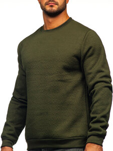 Men's Printed Sweatshirt Khaki Bolf LJ0599