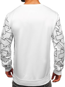 Men's Printed Sweatshirt White Bolf 8B1111