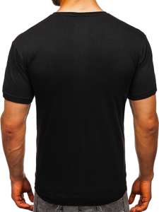 Men's Printed T-shirt Black Bolf 008