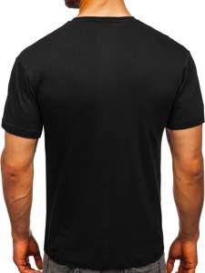 Men's Printed T-shirt Black Bolf 1171