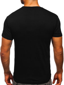 Men's Printed T-shirt Black Bolf 1173