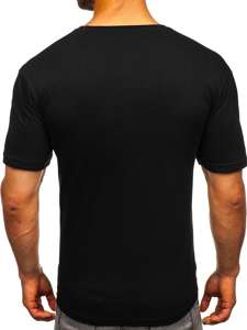 Men's Printed T-shirt Black Bolf 1181