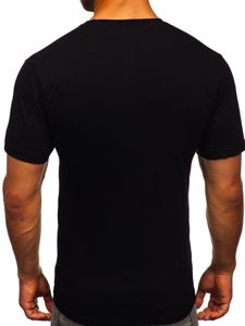 Men's Printed T-shirt Black Bolf 142170