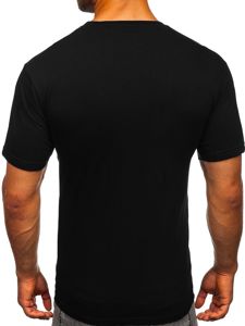 Men's Printed T-shirt Black Bolf 142174