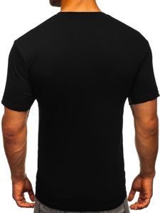 Men's Printed T-shirt Black Bolf 142175